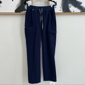 women's avadi cargo scrub pants - xs - navy